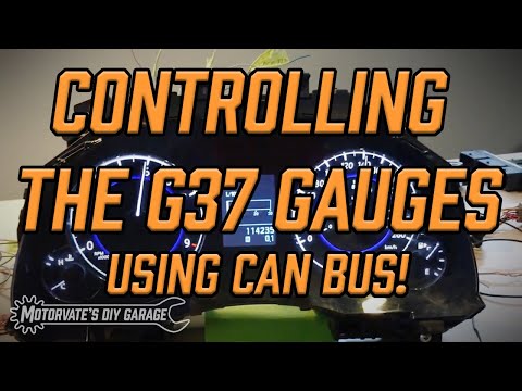 Controlling the G37 gauges using CAN Bus! Motorvate's DIY Garage Ep.37