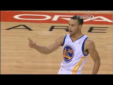 Curry counts out his 4-point play!