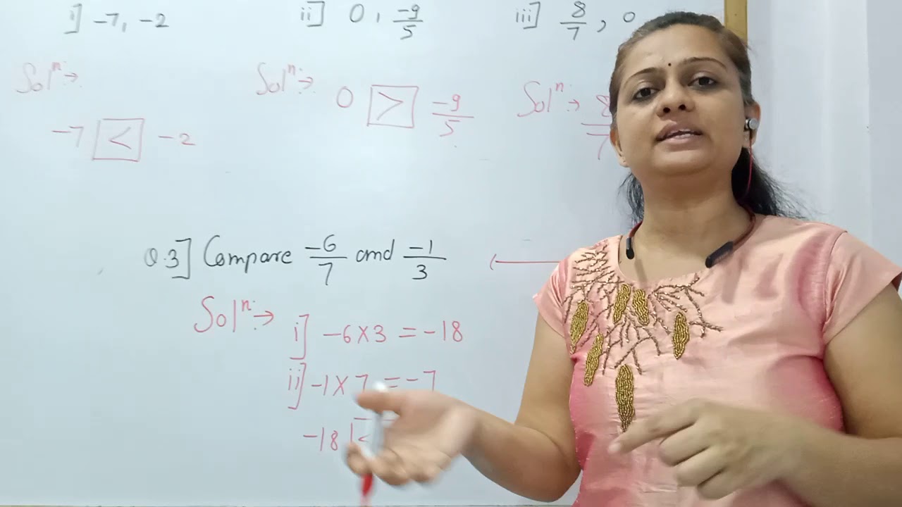 Shree Classes, 8th STATE, Maths, Rational Number, Part :- 2. - YouTube
