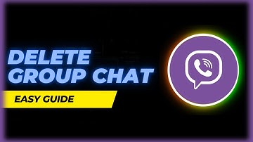 How To Delete Group Chat on Viber