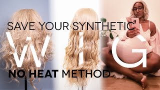 How To Detangle Synthetic Hair Fast - Revive Your Matted Wig - No Heat Detangling