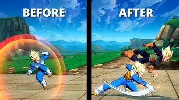SSJ Vegeta Changes! Before and After Comparison!! Dragon Ball FighterZ Patch 1.31