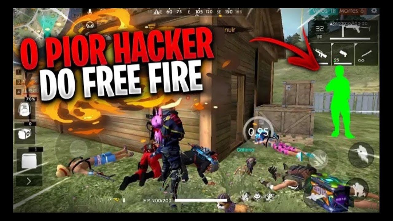 O HACK MAIS APELÃO DO FREE FIRE!!!Hack da eliminação [nova atualização ...