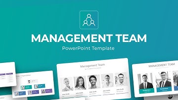 Management Team PowerPoint Presentation Template l Google Slides, Keynote