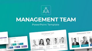 Management Team PowerPoint Presentation Template l Google Slides, Keynote