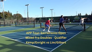 APP Tour: Sacramento Open Mixed Pro Doubles - Qualifier Kemp/Enright vs Lim/Gilbert