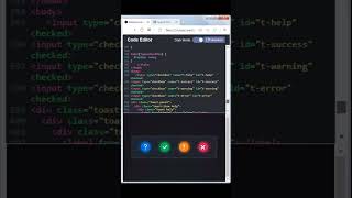 Cyber Toast Notifications - CSS #shorts