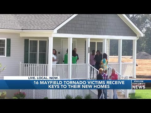 16 Mayfield tornado victims receive keys to their new homes