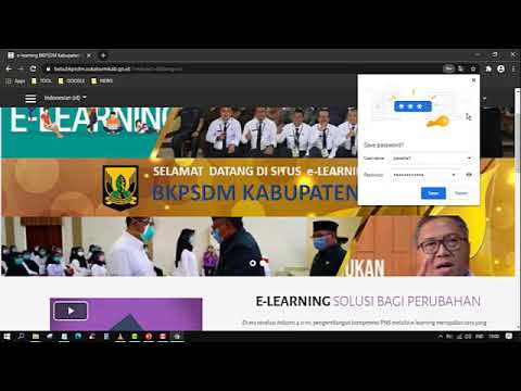 Bela e-learning Tutorial BKPSDM Kabupaten Sukabumi