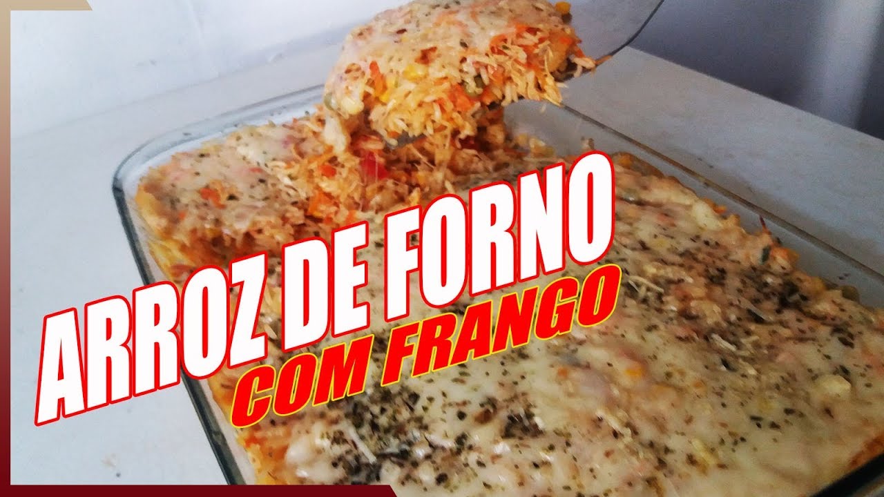 ARROZ DE FORNO COM FRANGO   RECEITAS DA ROSA