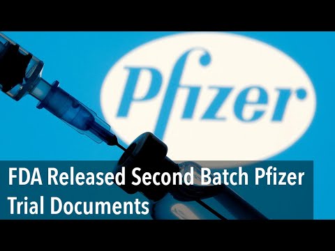 FDA Released Second Batch Pfizer Trial Documents