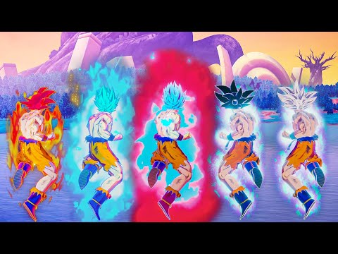 Dragon Ball Super: Kakarot - All Goku Transformations & Ultra Instinct (4K 60FPS)