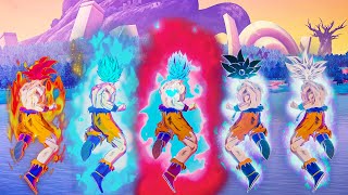 Dragon Ball Z: Kakarot - Every Goku Transformation & Ultra Instinct (4K 60FPS)