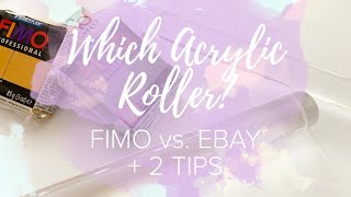 Which Acrylic Roller? | FIMO vs. EBAY comparison | + TIPS screenshot 4