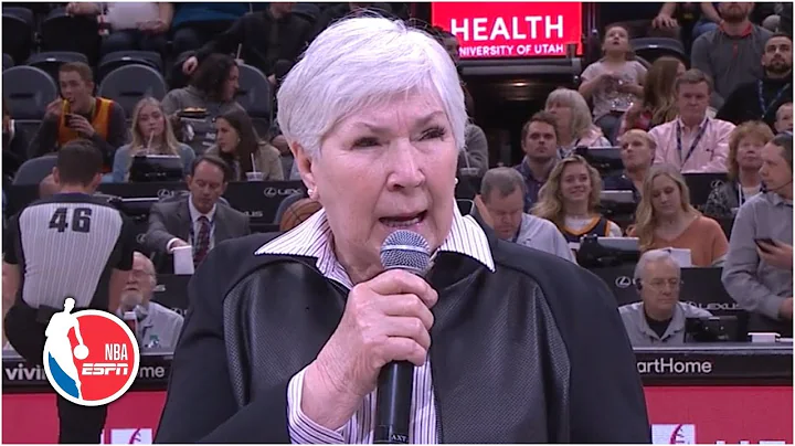 Jazz owner Gail Miller addresses crowd following R...