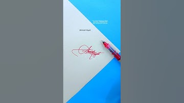 Sign your signature ✍️ #howtosign #signature #shorts