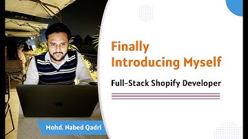 My First Intro – Full-Stack Shopify Developer | Shopify Journey Begins 🚀