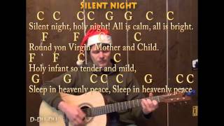 Silent Night (Christmas) Strum Guitar Cover Lesson with Lyrics Chords - Sing and Play chords