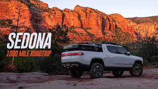 Rivian R1T 1000 Mile Roadtrip to Sedona | Off Roading, Camping and Hiking