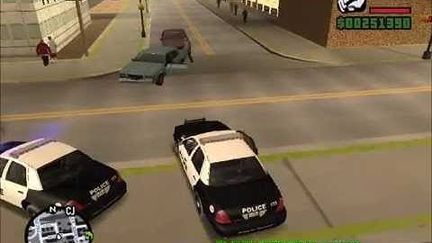 GTA SA Mod Police Computer System - Process 2