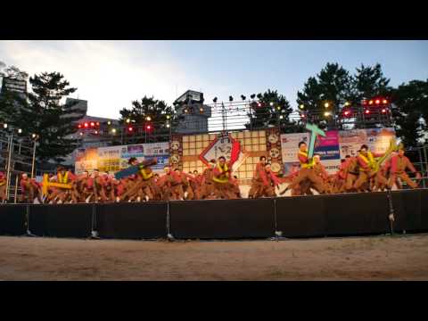 41 近畿大学よさこい連 洗心 おどるんや2017 砂の丸競演場