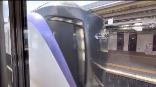 【字幕なし・2022年】岡谷駅に停車するE353系特急あずさ号