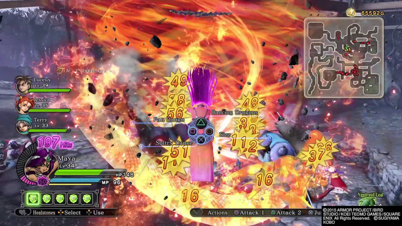 DRAGON QUEST HEROES: Creme de la Combo 300 hit combo trophy.