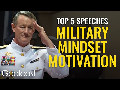 TOP 5 EPIC MILITARY SPEECHES | "Make Your Bed" and MORE! Train Your Mind Like The Military-Goalcast