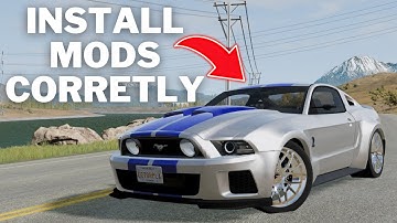 How to Install MODS Correctly In BeamNG Drive (2 Ways NO VIRUS)
