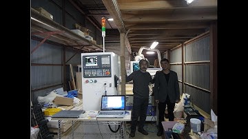 Acctek Machinery AKM1325D carousel type ATC CNC Machine overseas service engineer Frank in Japan