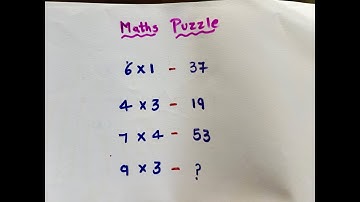 Maths puzzle #maths#mathswise #logicpuzzle #mathspuzzle #puzzle #viral#mcq#braintest#reasoning #ias
