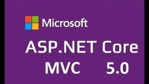 ASP.NET Core 5.0 MVC - Tutorial beginners (Part 5) | Add Model / Database Context / Scaffold