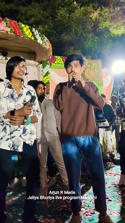 Arjun R Meda jeliya Bhuriya live program Madrani
