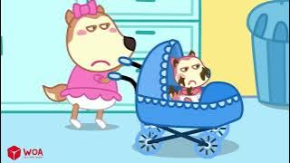 Murotal Anak | Al Ghasiyyah ulangan 5x | Juz 30 | Animasi Wolfoo dan Adik