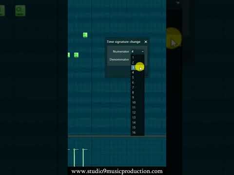 odesi change time signature odesi change time signature