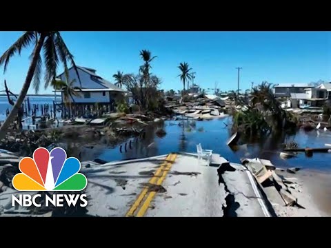 Pine island residents stuck after hurricane ian destroys bridge