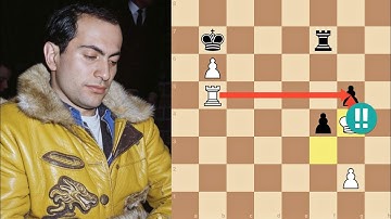 This Rook Endgame is a Work of Art | Mikhail Tal