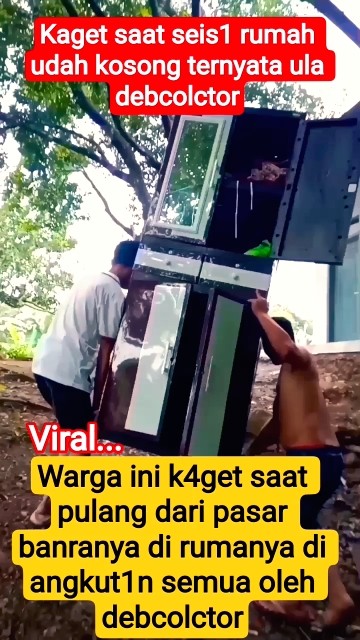 This resident was shocked when he came home from the market to find that everything in his house ...