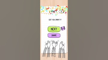 Brain Test Level 7 Slide left to unlock Answer