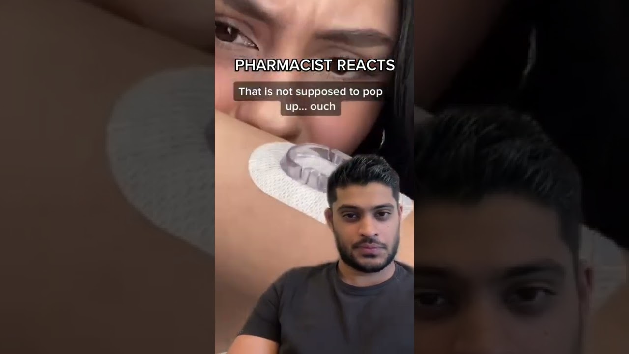 Pharmacist reacts to CGM 💊 #diabetes #MicroPharm #shorts #fyp #reaction #pharmacy