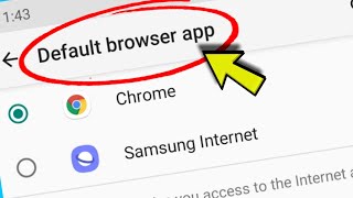 Samsung || change default browser in Samsung Galaxy M30