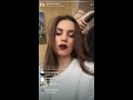Саше Артемовой сделали крутой макияж, прямой эфир Instagram 24-01-2018