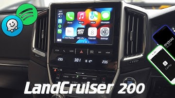 Apple CarPlay & Android Auto for Toyota LandCruiser 200 2014-2021