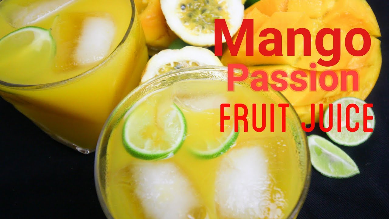 How To Make Jamaican Mango Passion Juice YouTube