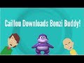 Caillou downloads Bonzi Buddy on his Dad's Computer