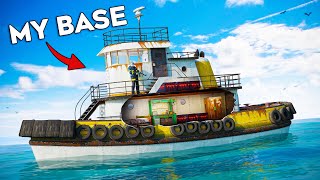 I Solo lived in a Tugboat for my whole Rust wipe..