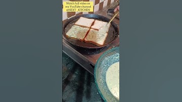 I tried Viral Dahi Bread Toast recipe in hindi @NEXT_KITCHEN