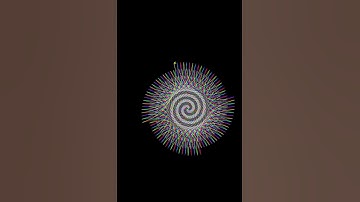 Beautiful spiral design using pydroid3