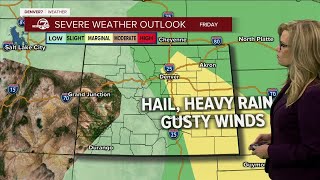 Severe weather threat continues Friday in Colorado