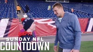 Rob Gronkowski and Patriots fan Robbie Barnicoat inspire each other | NFL Countdown | ESPN